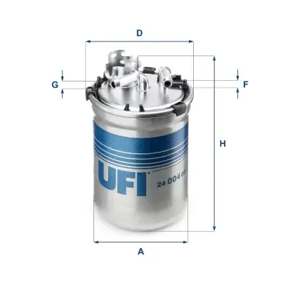 Filtr paliwa UFI 24.004.00 Wyprzedaż