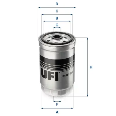 Ekspresowa dostawa Filtr paliwa UFI 24.012.00