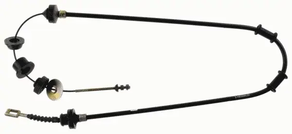 Łatwy zwrot Cięgło, sterowanie sprzęgłem SACHS 3074 600 264
