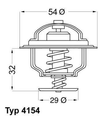 Super okazja Termostat, płyn chłodzący BORGWARNER (WAHLER) 4154.88D