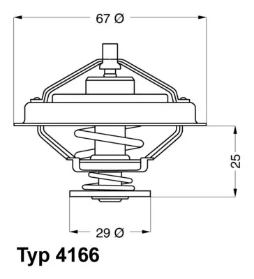 Zniżka Termostat, płyn chłodzący BORGWARNER BERU 4166.79D