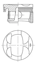 Wysoka jakość Tłok KOLBENSCHMIDT 41705620