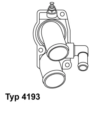 Termostat, płyn chłodzący BORGWARNER (WAHLER) 4193.92D Premium