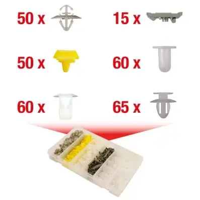 Zniżka Zestaw zacisku zabezpieczającego, nadwozie KS TOOLS 420.0750