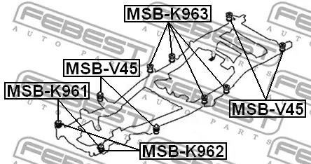Ekspresowa dostawa TULEJA RAMY MITSUBISHI PAJERO/L200 93-11