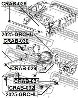 Nowy WAHACZ JEEP T. COMMANDER 2006-2010 LE/PR ZEWNĘTRZNY