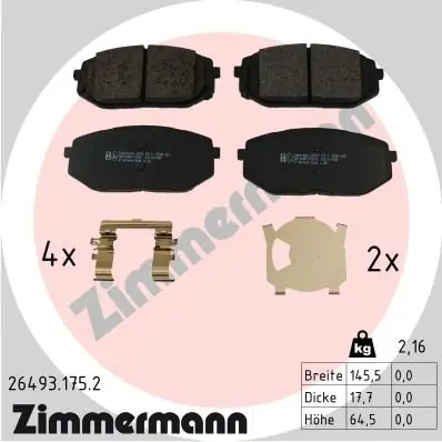 KLOCKI HAMULC. KIA EV6 21- PRZÓD Kup online