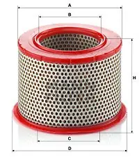 Oferta limitowana Filtr powietrza MANN-FILTER C1555/1 C15551