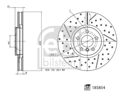 Tani TARCZA HAMULC. MINI COOPER S 13-