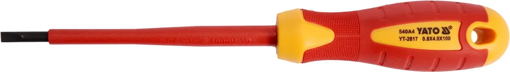 WKRETAK PLASKI 4X100MM ELEKTRYCZNY IZOLOWANY 1000V MAGNETYCZNY YATO SZT YATO Hit cenowy