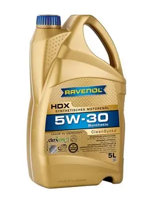 OLEJ RAVENOL HDX 5W-30 CLEANSYNTO 5L Wyjątkowa oferta