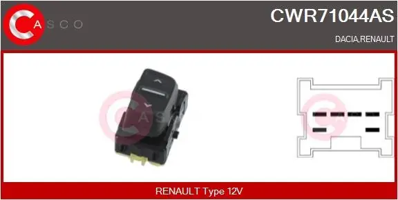 Kup online PRZELACZNIK PODNOSNIKA SZYBY PP 6PIN
