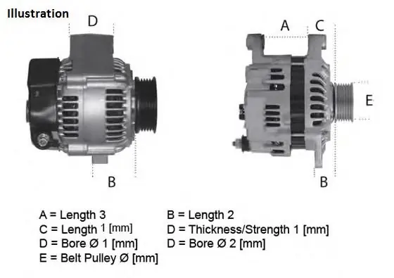 Alternator 12V LUCAS ELECTRICAL LRA02933 1022118560 Wysoka jakość