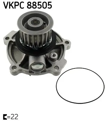 Ekspresowa dostawa POMPA WODY CHRYSLER, LTI