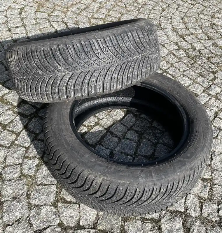 2 opony używane całoroczne 235/55/R18  Good Year Vectro3 Cena promocyjna