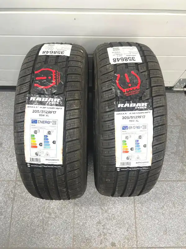 Opony Dimax Radar 4Season rft 205 / 55 zrf 17 95w XL Nowe Hit cenowy