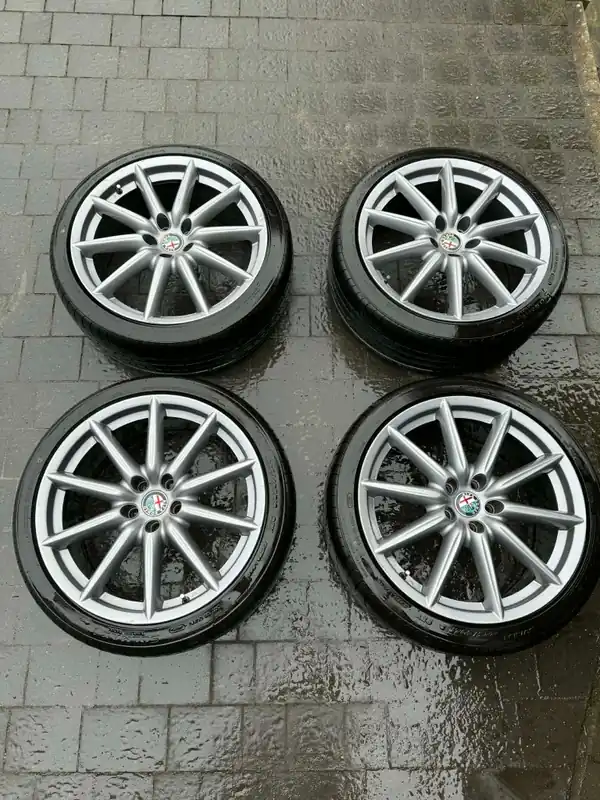 Felgi Koła Alfa Romeo 159 Ti 19" 5x110 NOWE Opony 225/45/19 Kup teraz