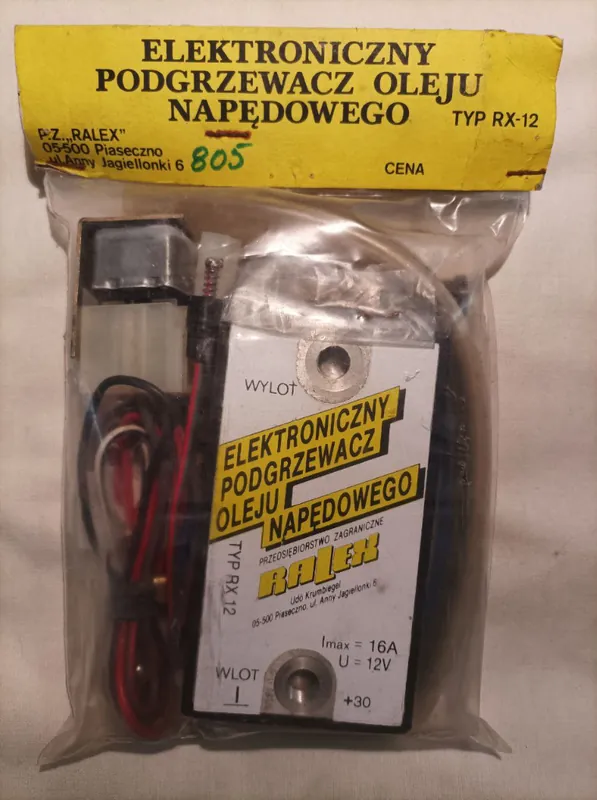 elektroniczny podgrzewacz oleju napędowego RX12 Najlepsza cena