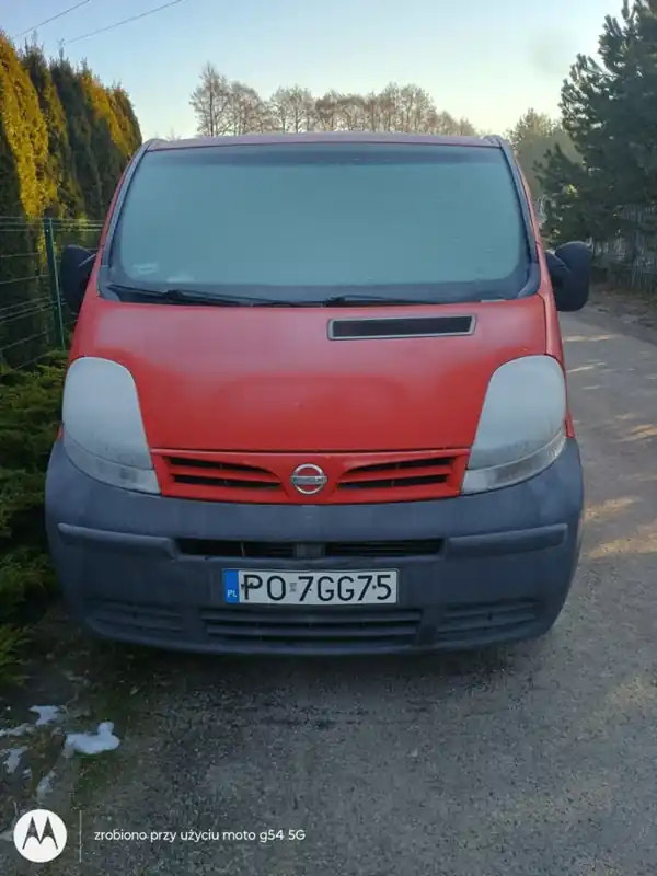 Nissan Primaster, uszkodzony silnik Do wyczerpania zapasów